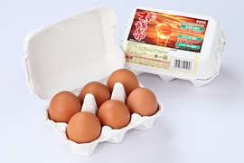 新鮮卵「太陽卵」6個入り1パック