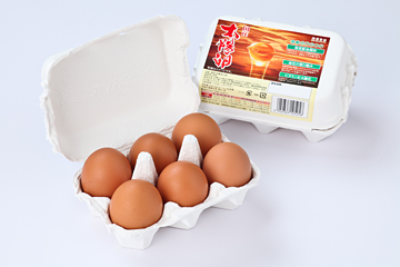 新鮮卵「太陽卵」6個入り1パック